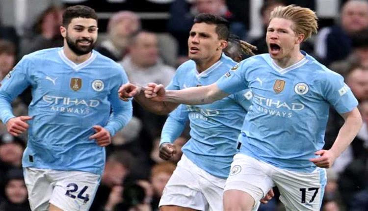 دي بروين بديلا مع مانشستر سيتي أمام برينتفورد