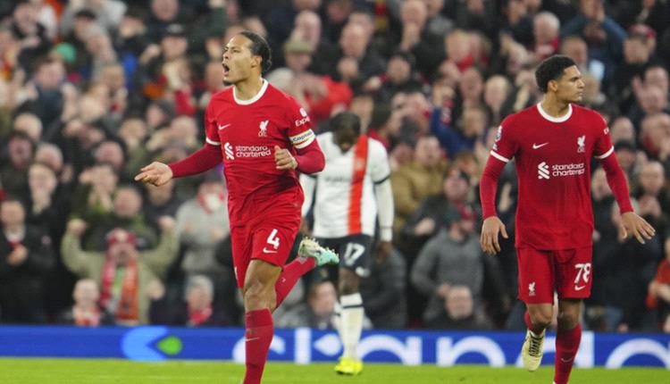 ليفربول يعزز الصدارة برباعية في شباك  لوتون تاون 
