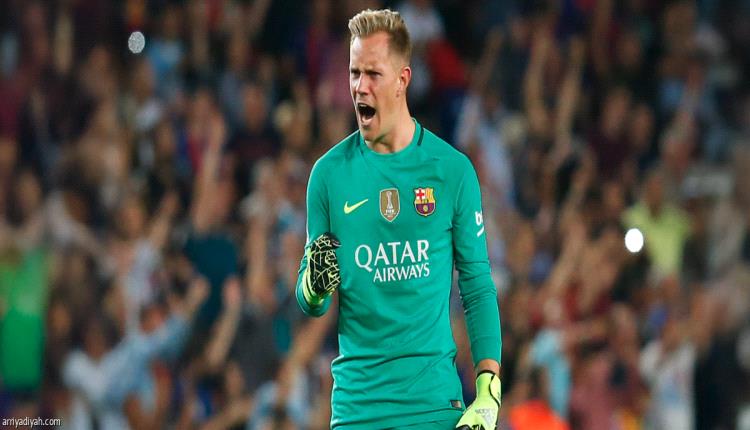 برشلونة يعاقب شتيجن