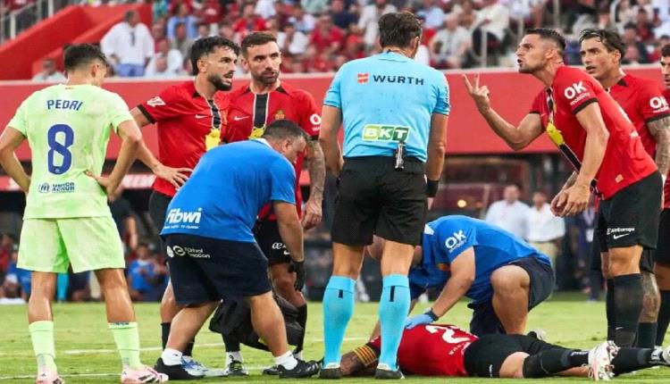 فضيحة تحكيمية جديدة أثارت جدلا كبيرا في مباراة برشلونة وريال ماريوكا (فيديو)