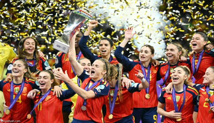 سيدات إسبانيا يحتفظن باللقب الأوروبي..
