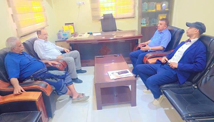 مدير عام مكتب الشباب والرياضة بشبوة يلتقي قيادة الاتحاد العام للكرة الطائرة للتحضير لبطولة الفقيد أحمد الجبيلي لمنتخبات المحافظات