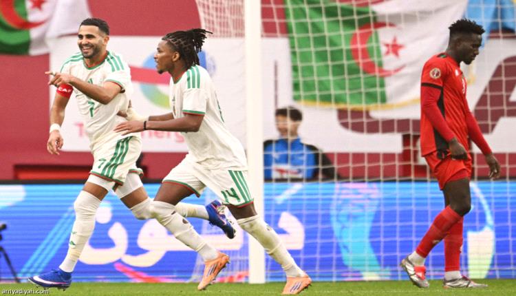 ثلاثية وفوزا مقنع .. الجزائر تبدأ مشوار أمم أفريقيا من شباك السودان