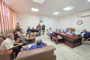 باذيب  يتفقد مقر شركة تيليمن بعدن ويشيد بمشاريع تطوير البنية التحتي