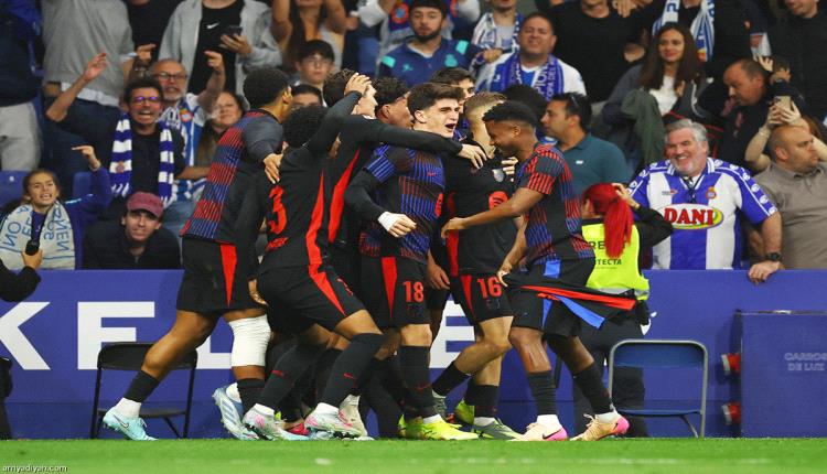 برشلونة بطلا لليجا على أنقاض إسبانيول 