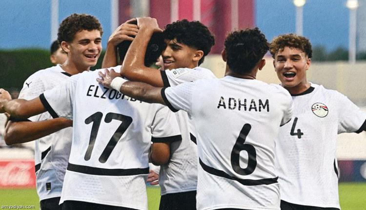 مصر يبدأ رحلة المونديال برباعية