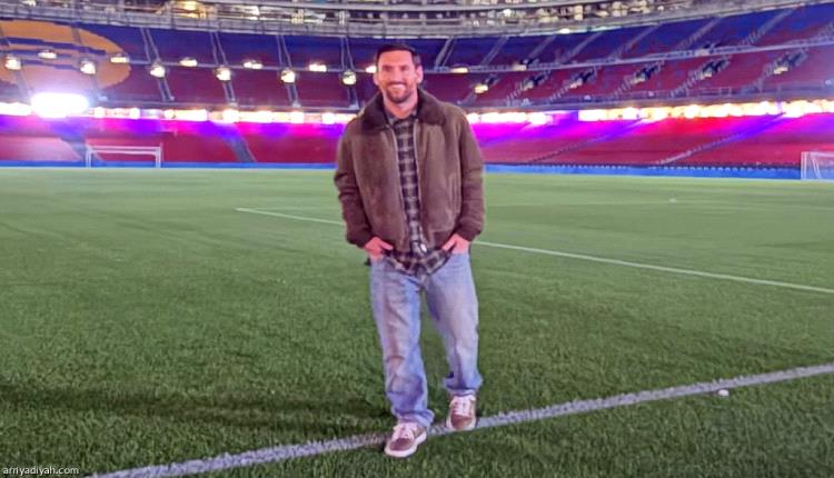 بعد زيارة «كامب نو».. ميسي: أتمنى العودة