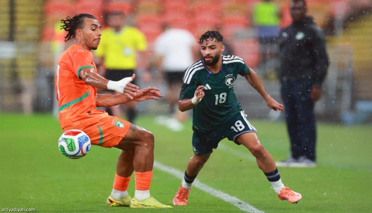 أبو الشامات يمنح المنتخب السعودي فوزاً ودياً امام كوت ديفوار
