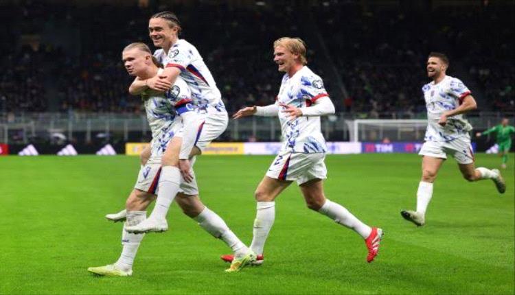 بعد غياب طويل .. النرويج تسحق إيطاليا وتحجز موقعها في المونديال 