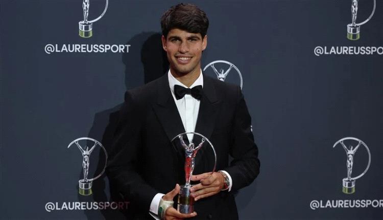 ألكاراز ينال جائزة لوريوس لأفضل رياضي في العالم
