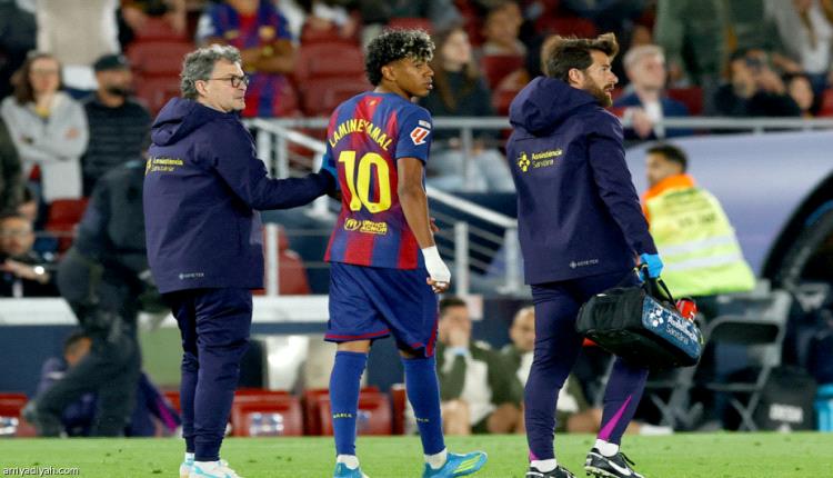 الإصابة تهدد موسم يامال مع برشلونة
