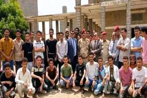 💠قائد اللواء الأول مشاة يسلم معسكر بدر عقب ضمان مستحقات الطلاب الدارسين