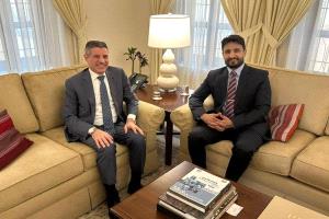 السليماني للسفير الأمريكي: حوار الرياض لا يمثل الجنوب