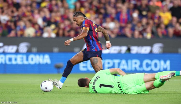 بثنائية بلباو.. برشلونة يعتلي الصدارة