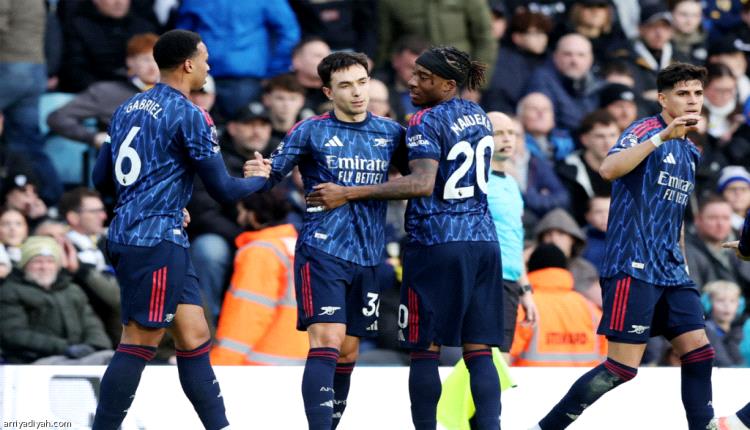 ارسنال يؤمن الصدارة برباعية ليدز يونايتد