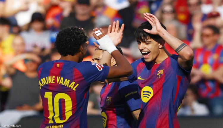 بثلاثية ليفانتي.. برشلونة يستعيد الصدارة