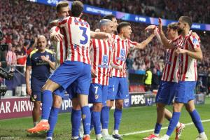 
أتلتيكو يعبر بروج برباعية