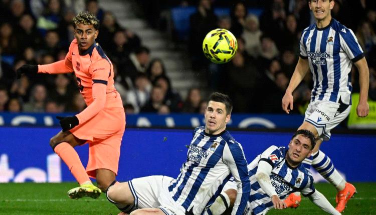 ريال سوسيداد يُفاجئ برشلونة  ليُنهي سلسلة انتصارات المتصدر