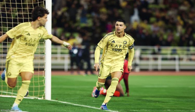 النصر يتجاوز الخلود بثلاثية