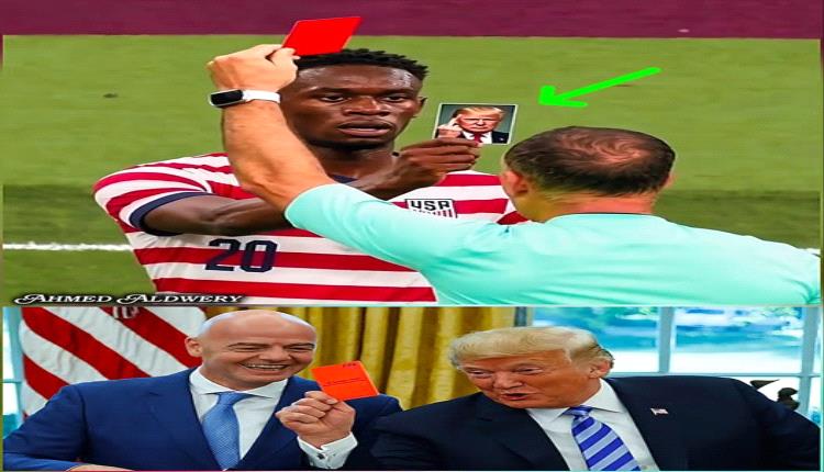 فضيحة في كأس العالم.. ترامب يلغي بطاقة حمراء للاعب أمريكا