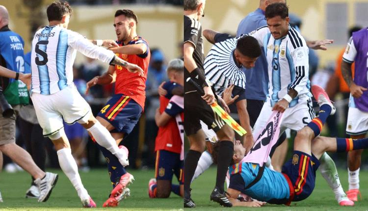 بيان رسمي من الفيفا بعد أحداث العنف في نهائي المونديال
