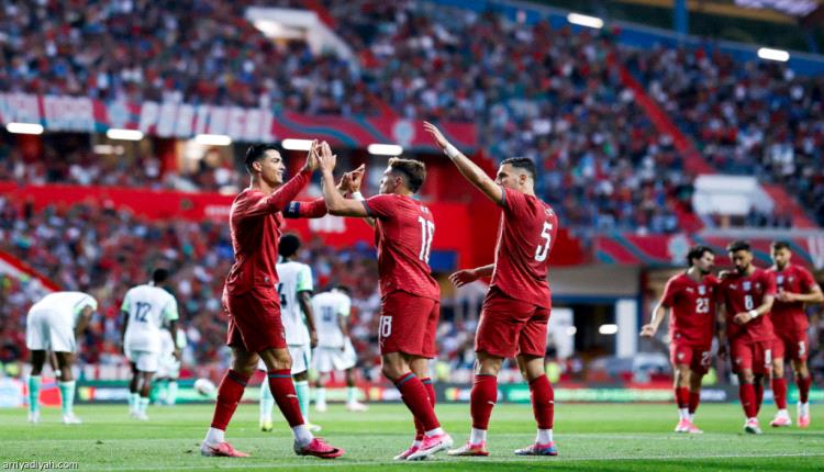 البرتغال ينهي الاستعداد بثنائية نيجيريا