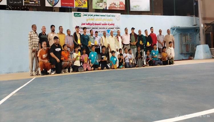 اختتام رائع لبطولة السنابل الرمضانية الثانية لنادي التنس العدني