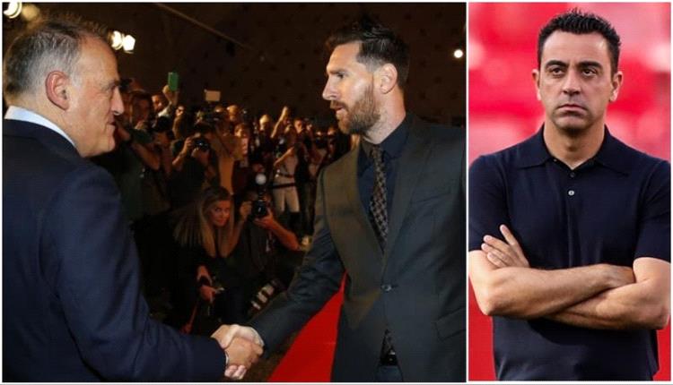 تيباس يكذب تشافي: لم نوافق على عودة ميسي إلى برشلونة