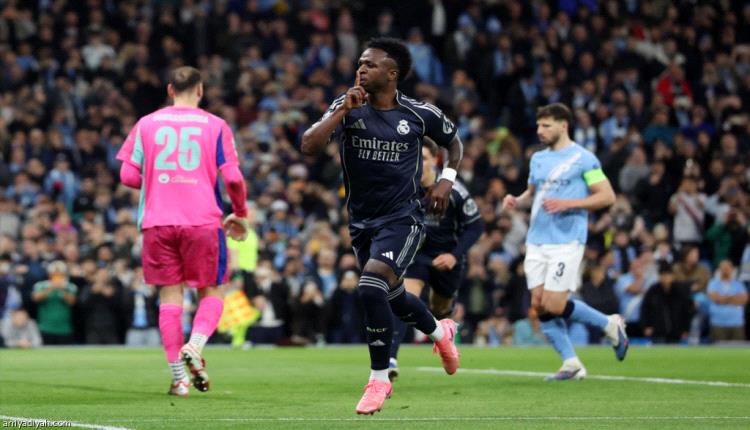 ريال مدريد يكرر فوزه على السيتي بهدفي فينيسيوس