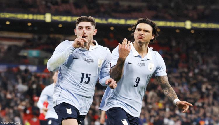  أوروجواي تفرض التعادل على إنجلترا