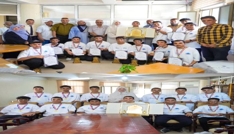  عشيش تُكرم إنجاز طلاب مدارس سماء عدن والنبراس "أبطال"  التحدي العالمي للروبوتات (GRC)