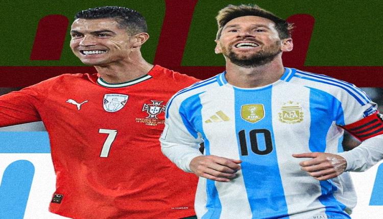 مشهد تاريخي.. دعوة أرجنتينية قد تجمع ميسي ورونالدو في فريق واحد
