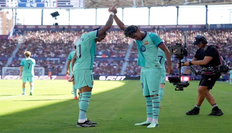 برشلونة يتجاوز ليفانتي ويستعيد الصدارة