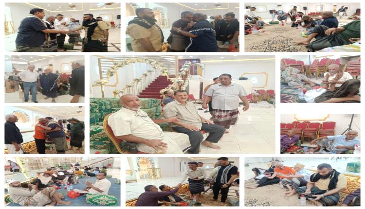 الخليفي والشعيبي في مقدمة الحضور بعزاء الفقيد/ سعيد شيباني*